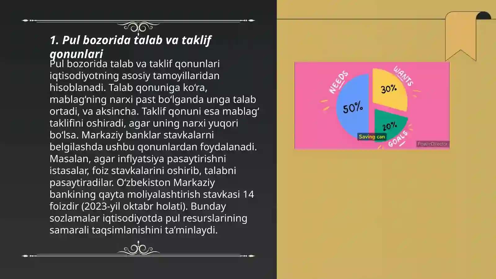 Pul boziridagi talab va taklif hamda pul bozoridagi muozanat 3