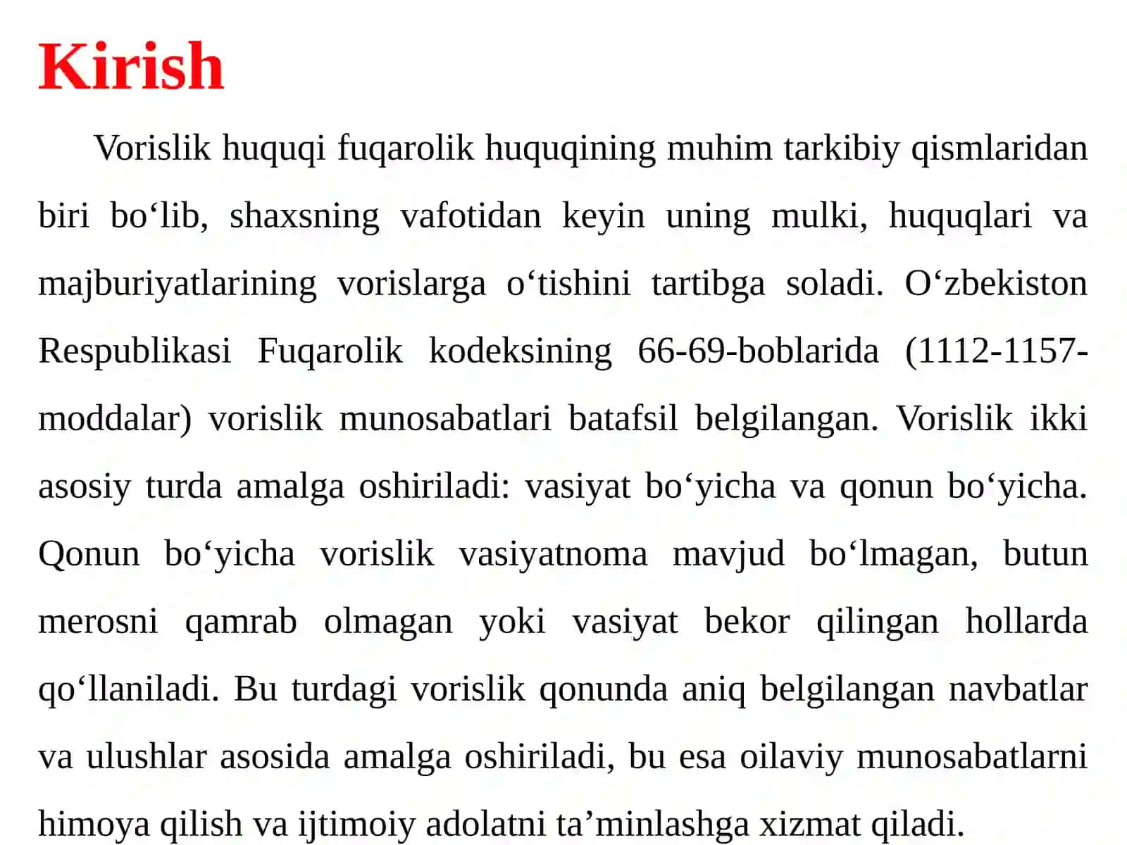 Qonun bo‘yicha vorislik 3