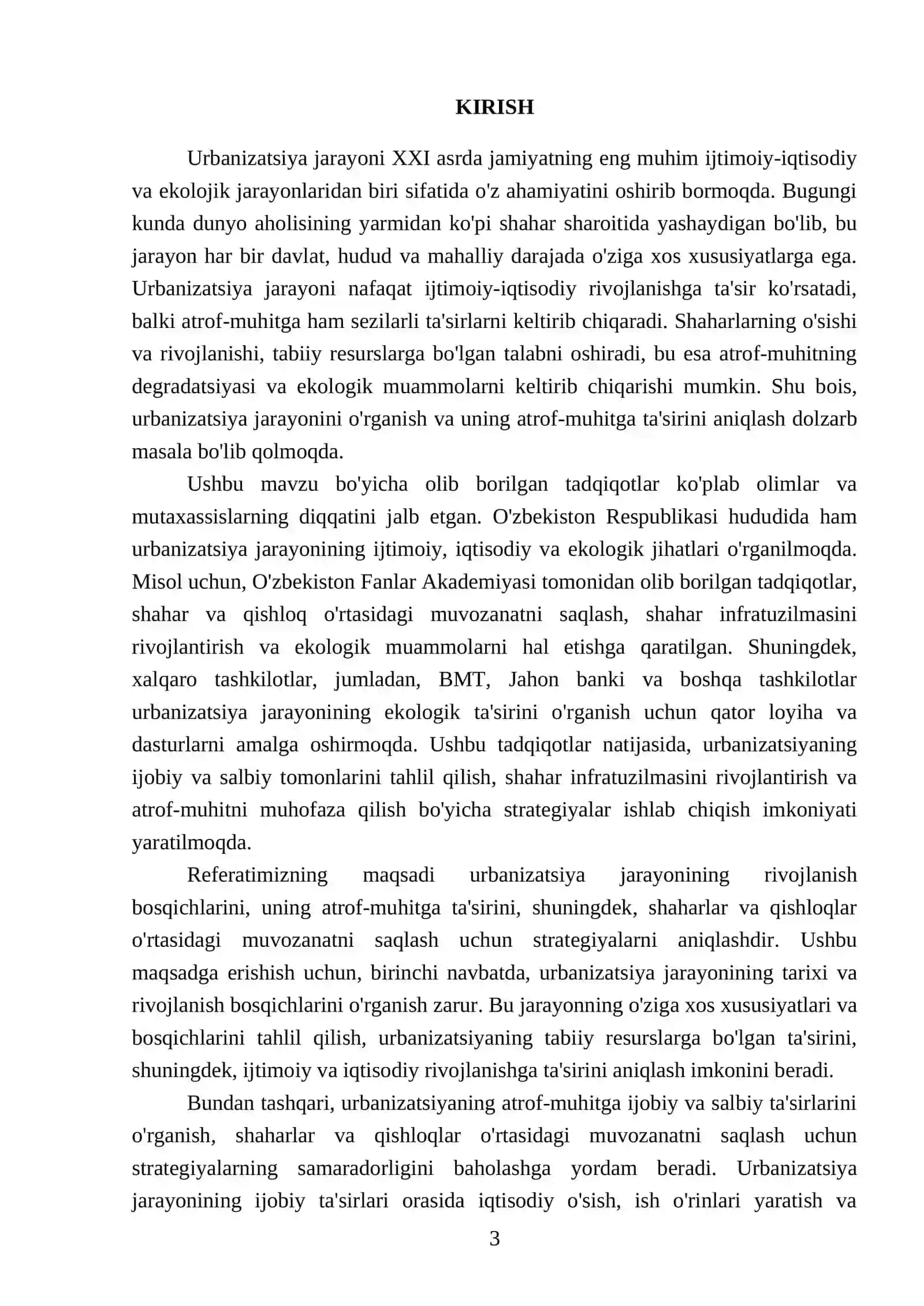 Urbanizatsiya jarayoni va atrof-muhitga tasiri 3