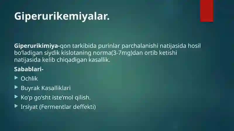 Abdulhamidning biokimyo fanidan tayyorlangan mustaqil ishi 3
