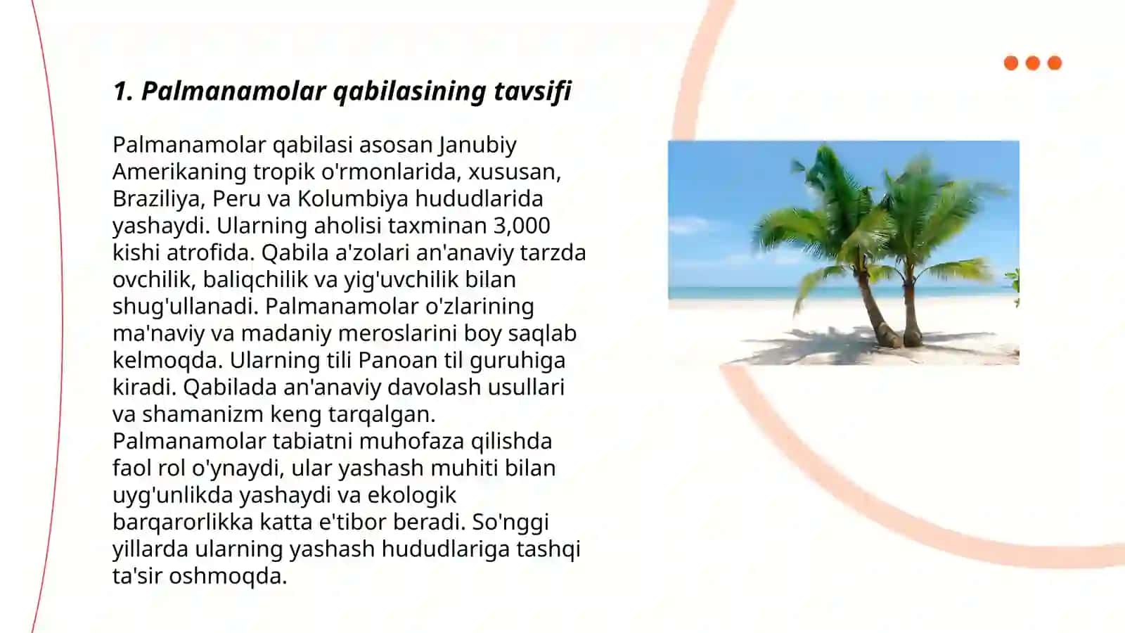 Palmanamolar qabilasi oilalari, tavsifi va asosiy turlari 3