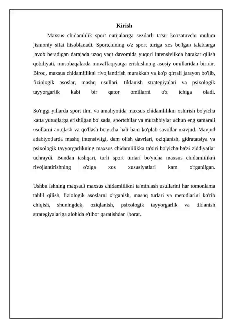 Maxsus chidamlilikni rivojlantirish uslublari 3