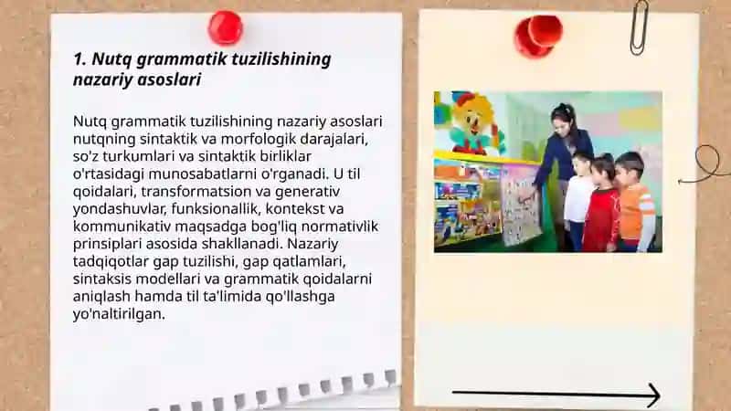 Nutqning grammatik tuzilishi va uni shakllantirish metodikasi 3