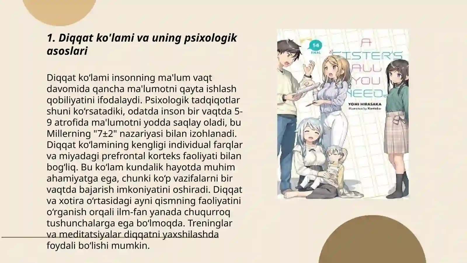 Diqqat ko‘lami, diqqat taqsimlanishi, shaxsda diqqat rivojlanishi 3