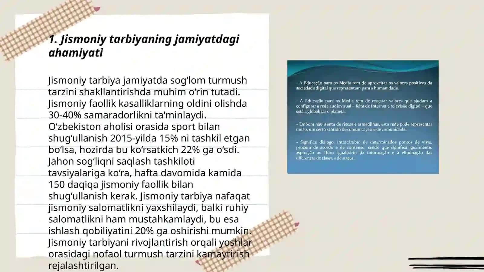 Jismoniy madaniyatning jamiyatdagi vazifalari va shakllari 3