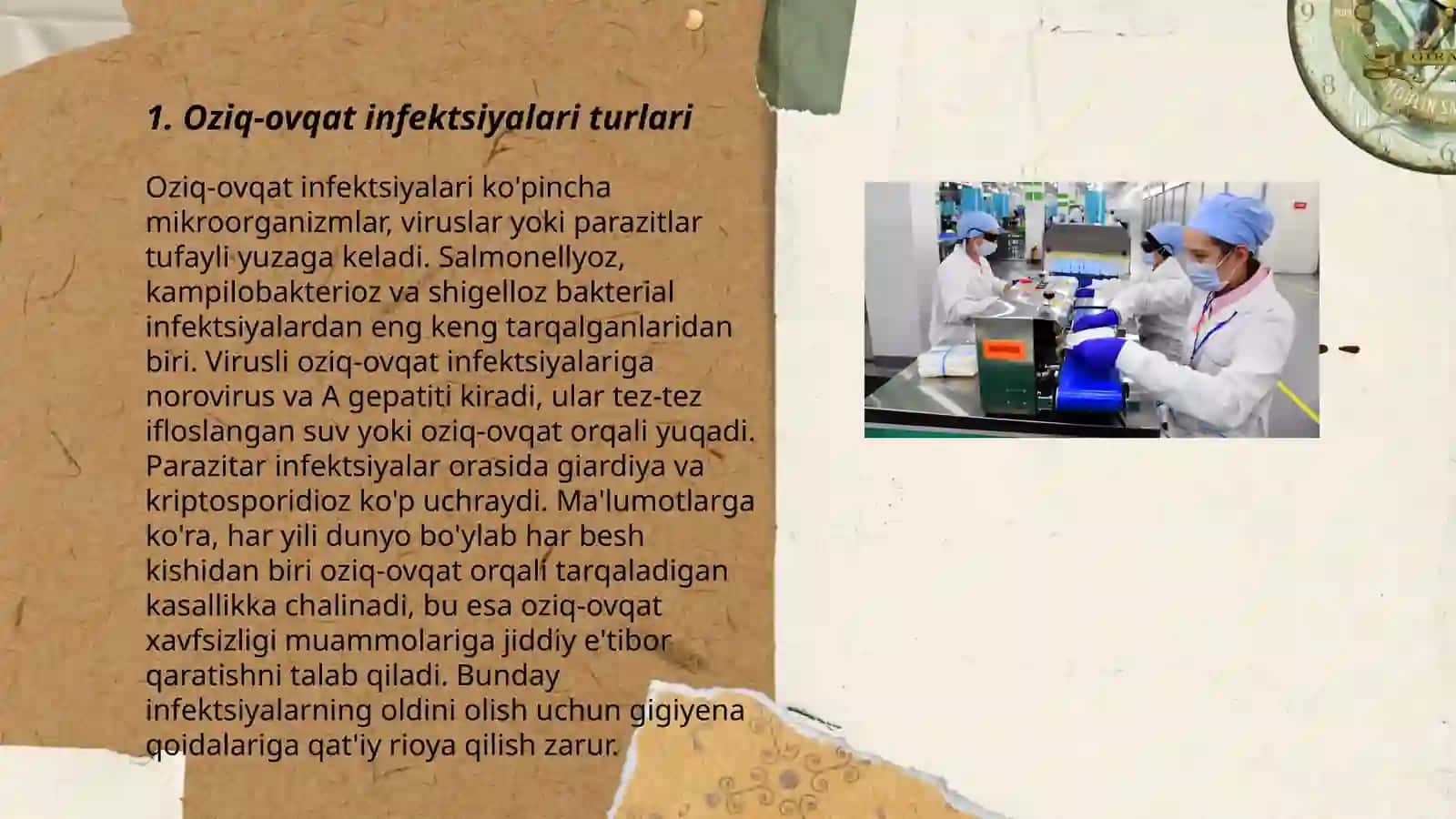 Oziq-ovqat infektsiyalari va ularning turlari 3