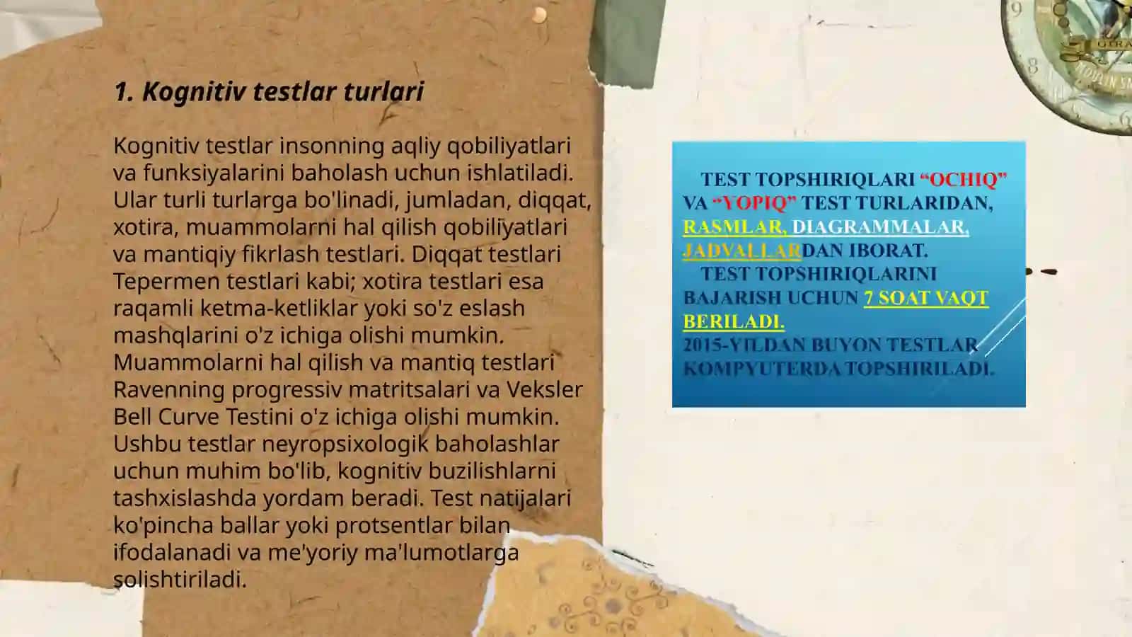Kognitiv testlar va ularning ahamiyati 3