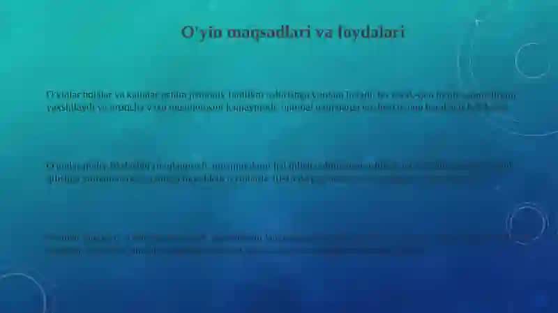 Faol O'yinlarni Tashkil Etish va O'tkazish Asoslari 3