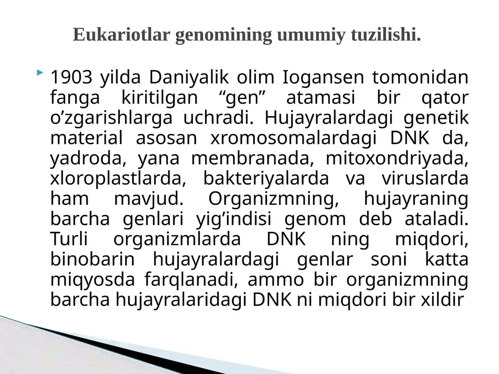 Eukariot organizmlar gen strukturalarini bashorat qilish 3