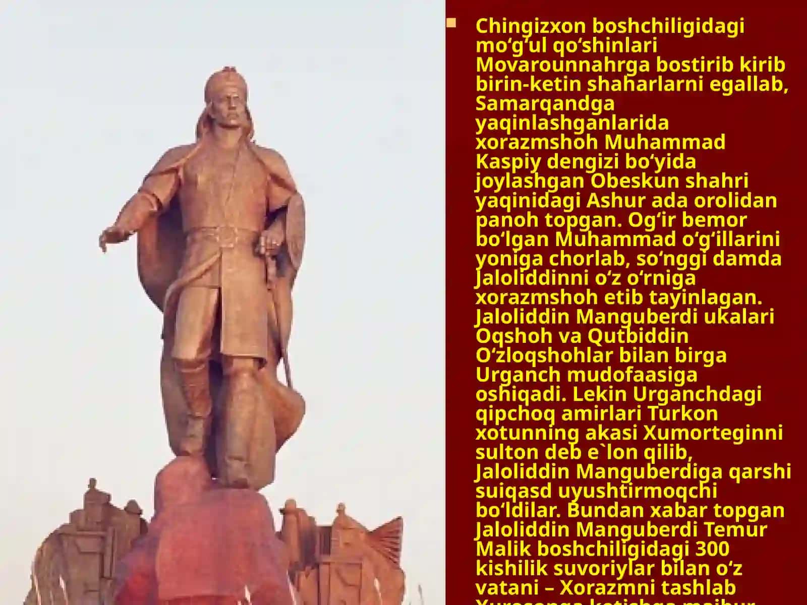 Vatan ozodligi va Jaloliddin Manguberdi 3