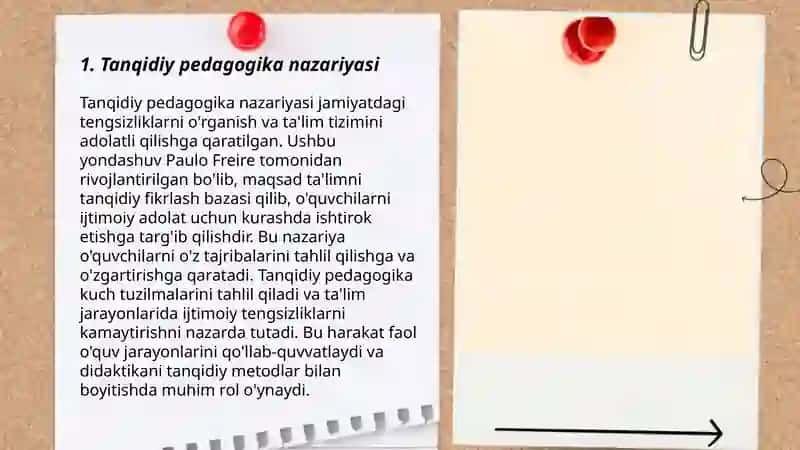 Tanqidiy pedagogika va ta'lim amaliyoti 3