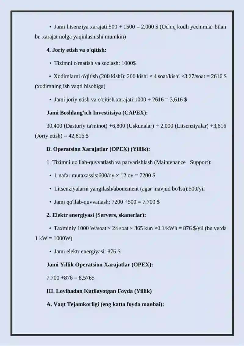 Xizmat yozishmalari bilan ishlash texnologiyalarini ishlab chiqish 3