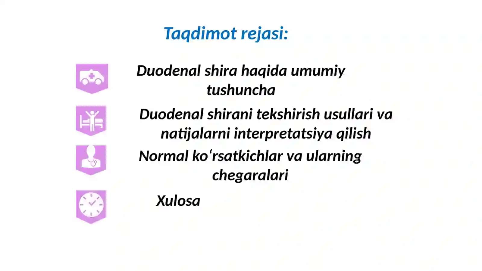 Duodenal shirani interpretatsiyasi 3
