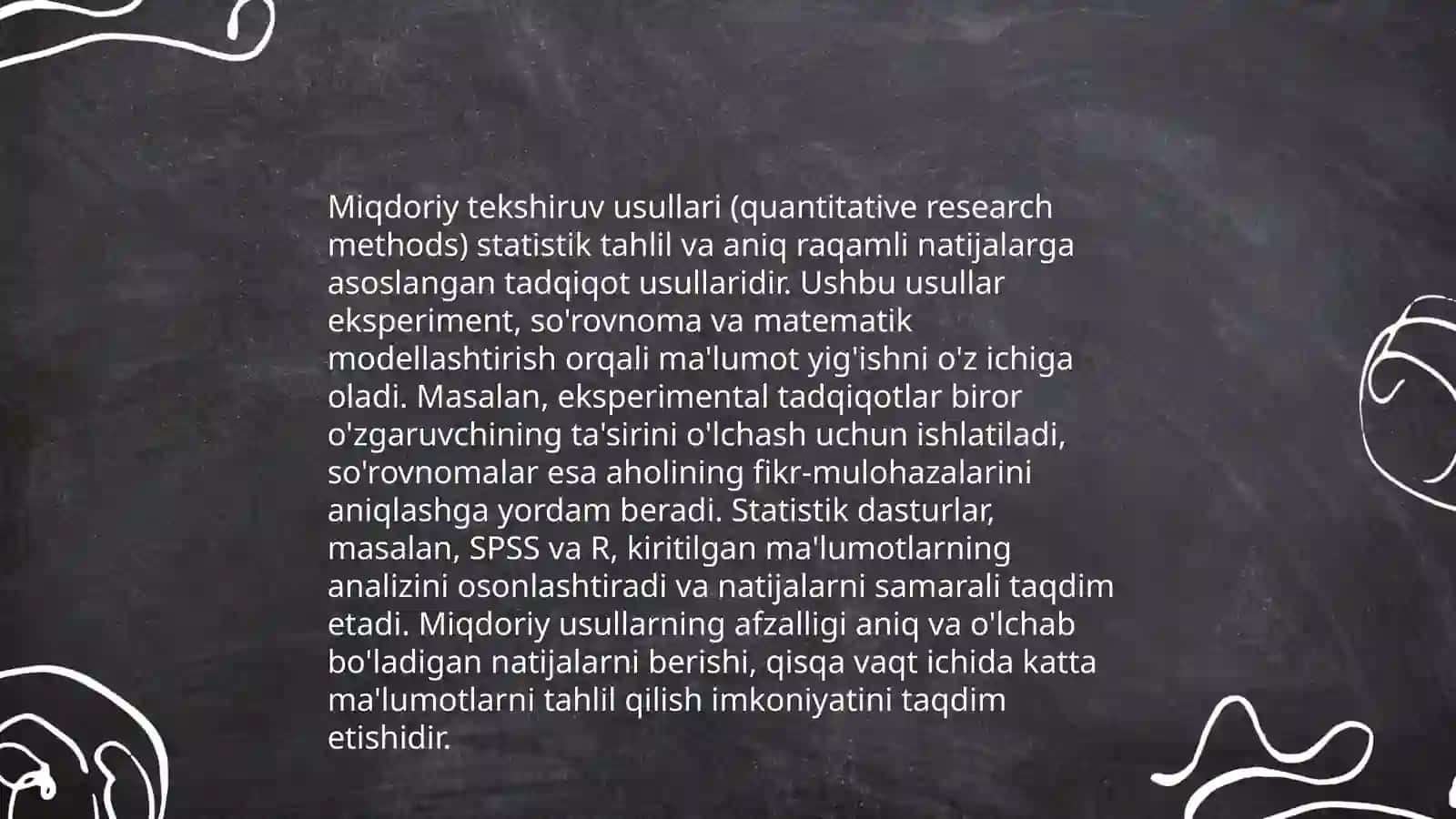Miqdor va sifat tekshiruvlarining oziq-ovqat tekshiruvlaridagi ahamiyati 3