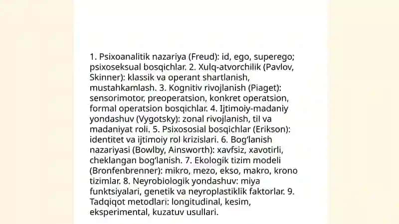 Inson psixologiyasini anglashda rivojlanish 3