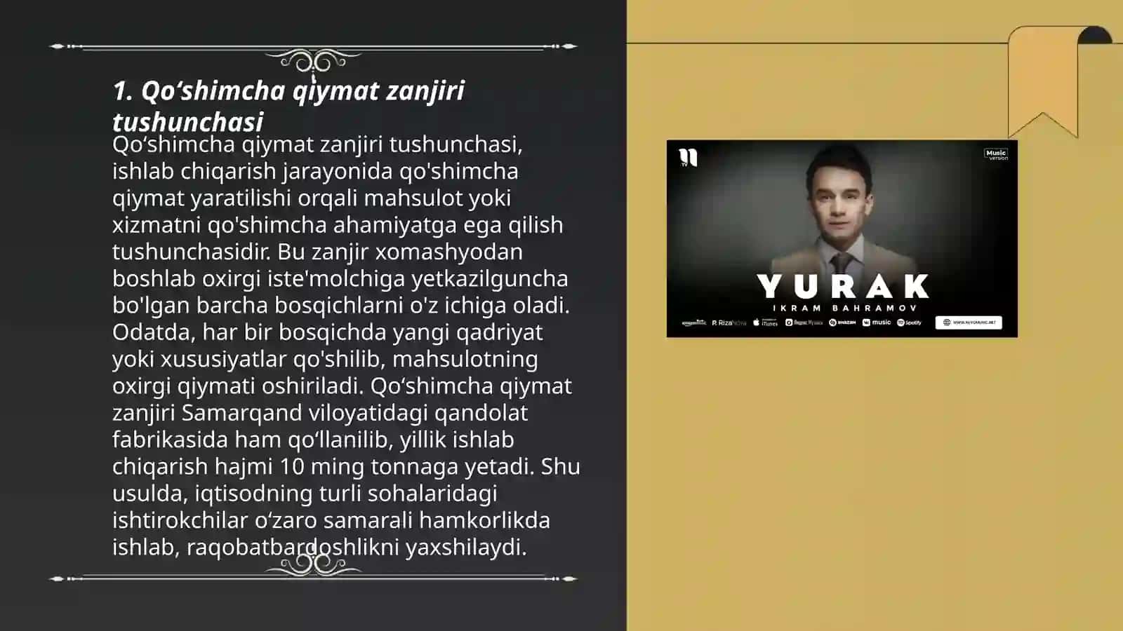 Qoʻshimcha qiymat zanjiri 3