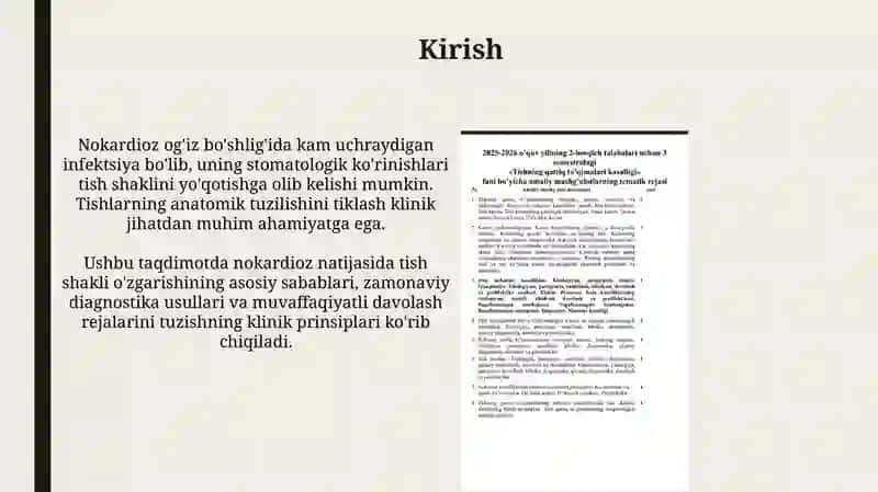 Nokarioz kasalliklarida tish shaklini tiklashning klinik prinsinsiplari 3
