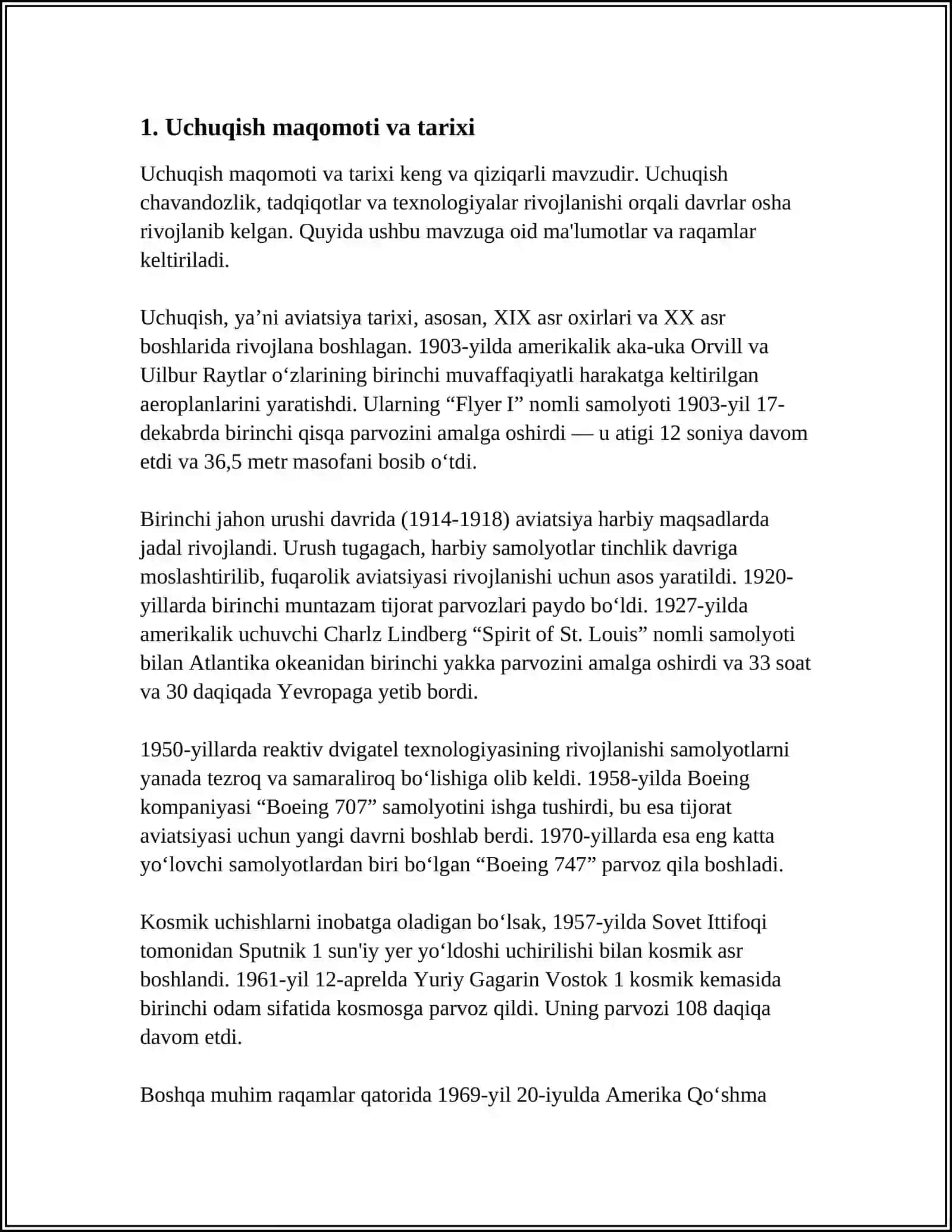 UCHUVCHISIZ UCHISH APPARATLARI VA ULARNING TEXNIK IMKONIYATLARI 3