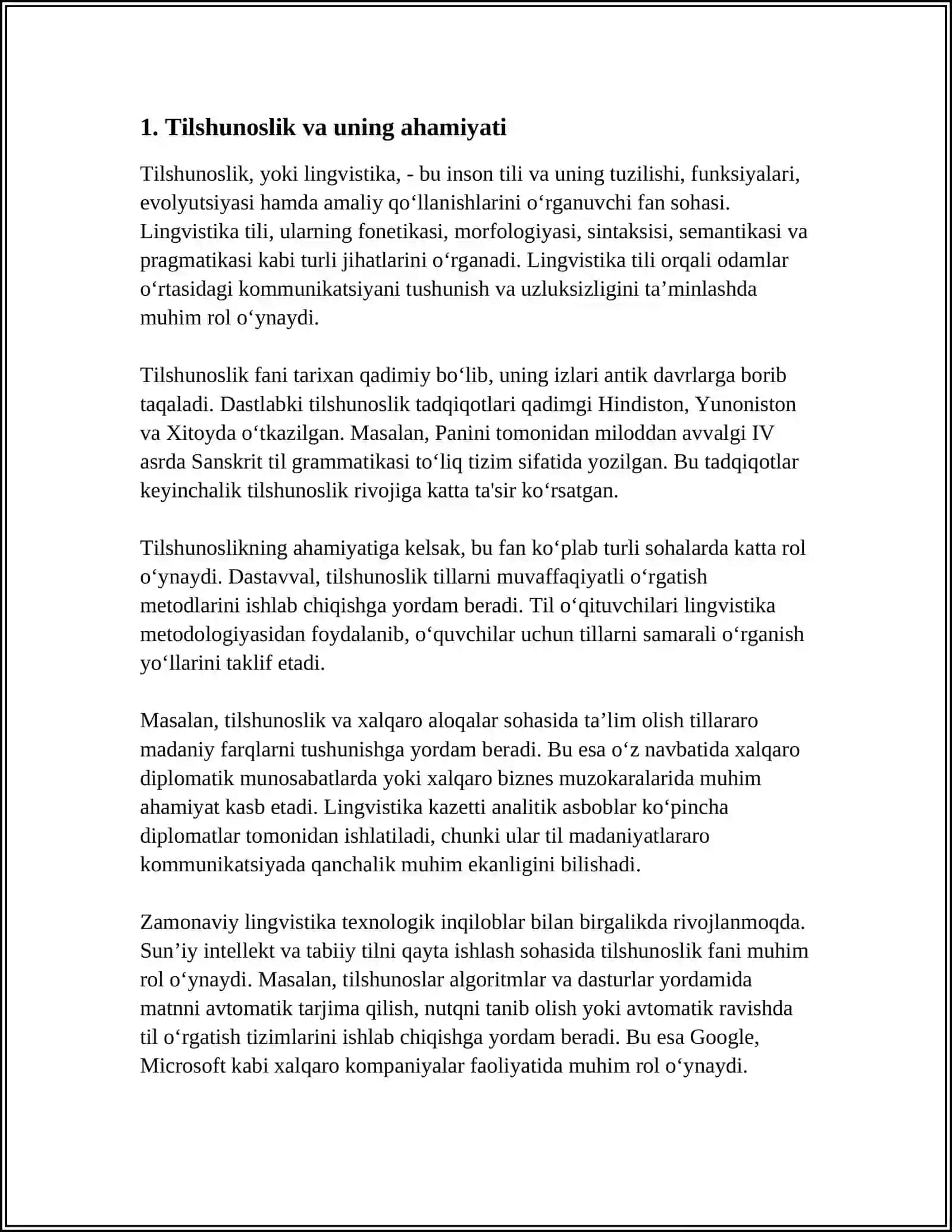 TILSHUNOSLIK METODLARI 3