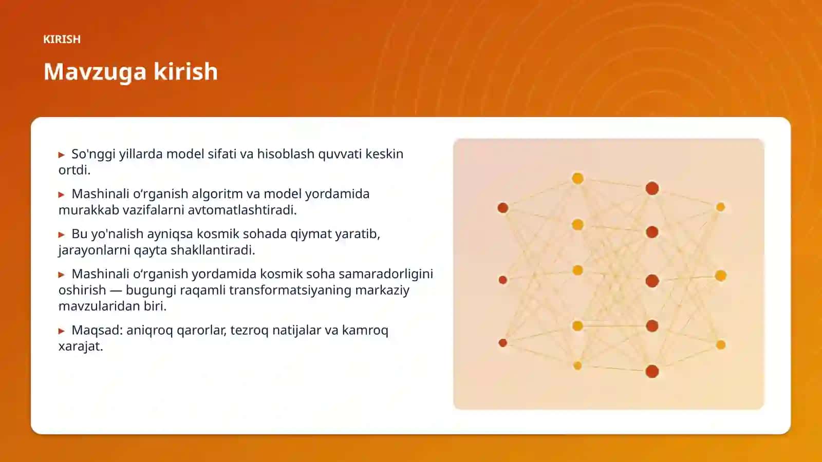 Mashinali oʻrganish yordamida kosmik soha samaradorligini oshirish 3