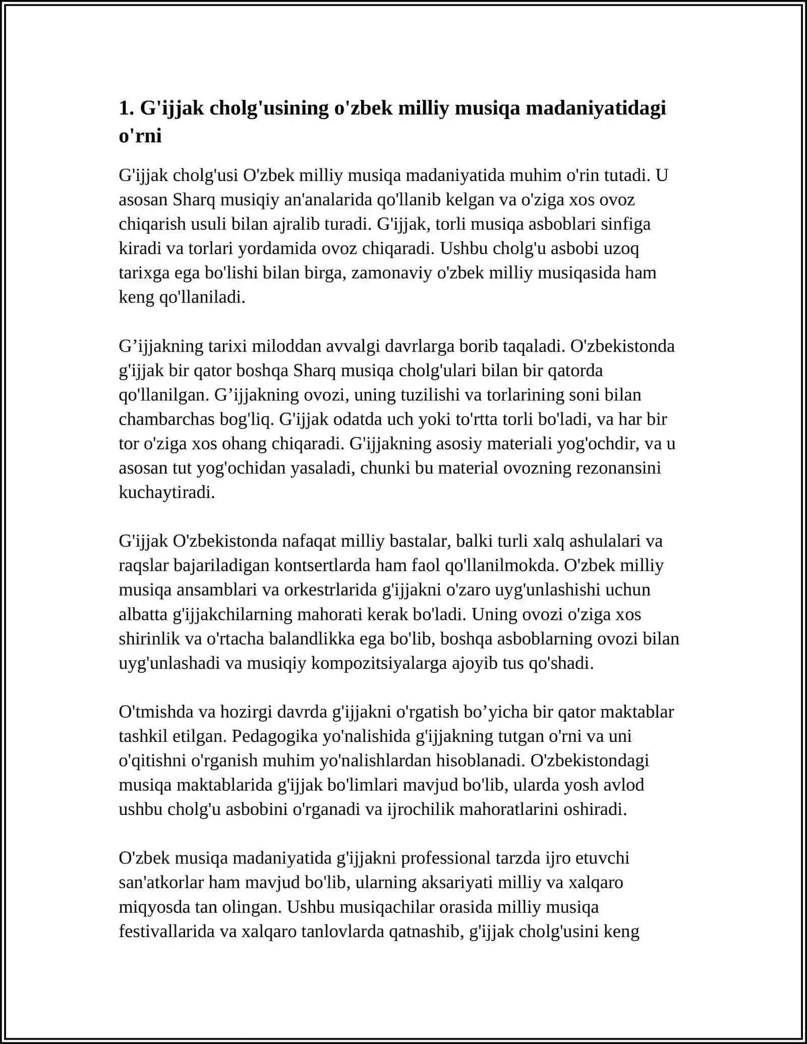 G'IJJAK CHOLG'USINING BUGUNGI KUNDAGI AHAMIYATI 3