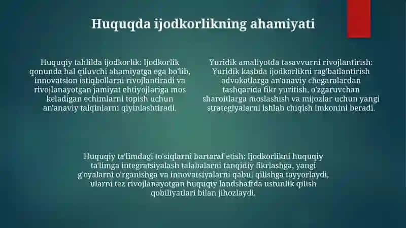 Yurist Foaliyatida Kiryativlik 3
