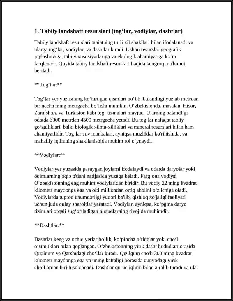 EKOLOGIK TURIZMNI RIVOJLANTIRISH RESURSLARI 3