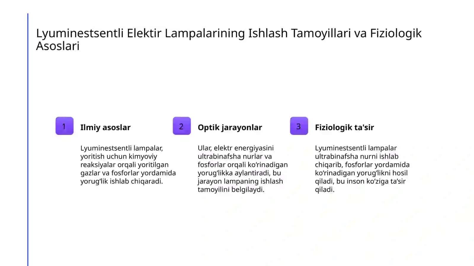 Lyuminestsentli Elektir Lampalar va Ularni ishga tushirish 3
