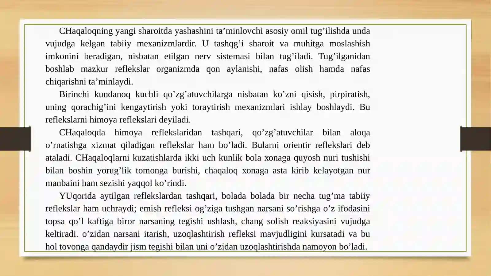 HimmatovaMalikaning rivojlanish psixologiyasidan mustaqil ishi 3