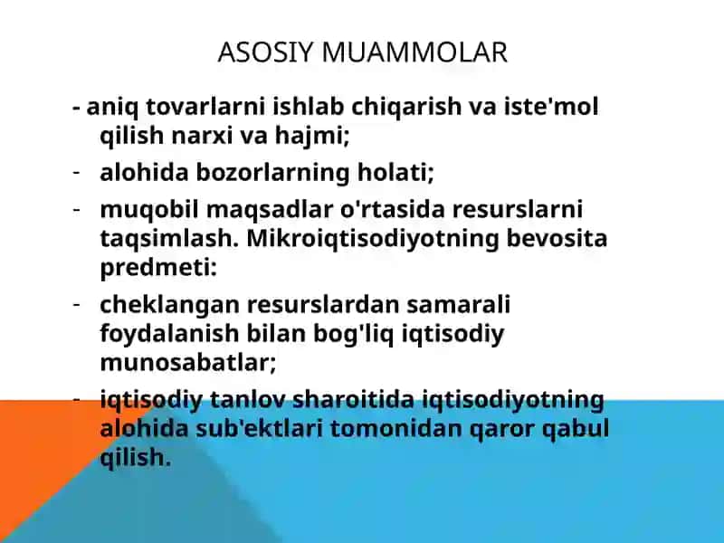 MIKROIQTISODIYOT VA MAKROIQTISODIYOT NIMASI BILAN FARQ QILADI 3