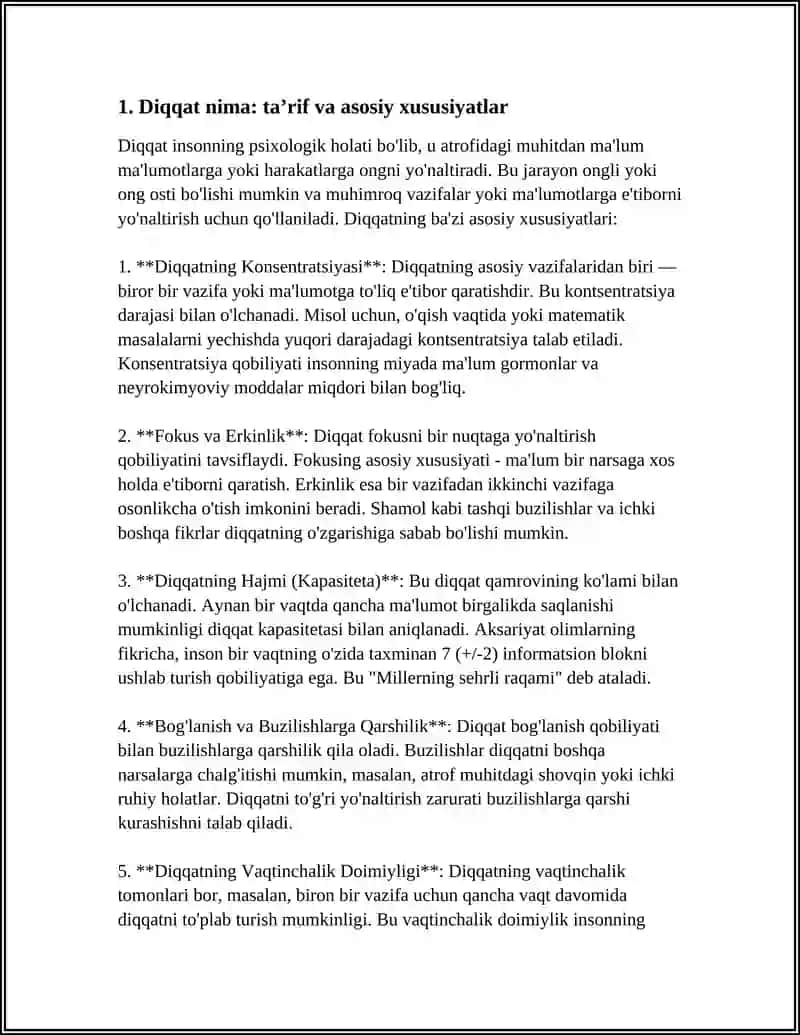 DIQQAT HAQIDA TUSHUNCHA VA UNING NERV-FIZIOLOGIK ASOSLARI 3