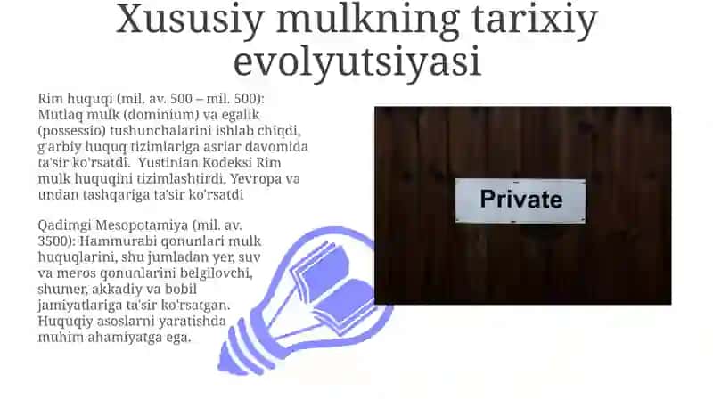 Xususiy mulk 3