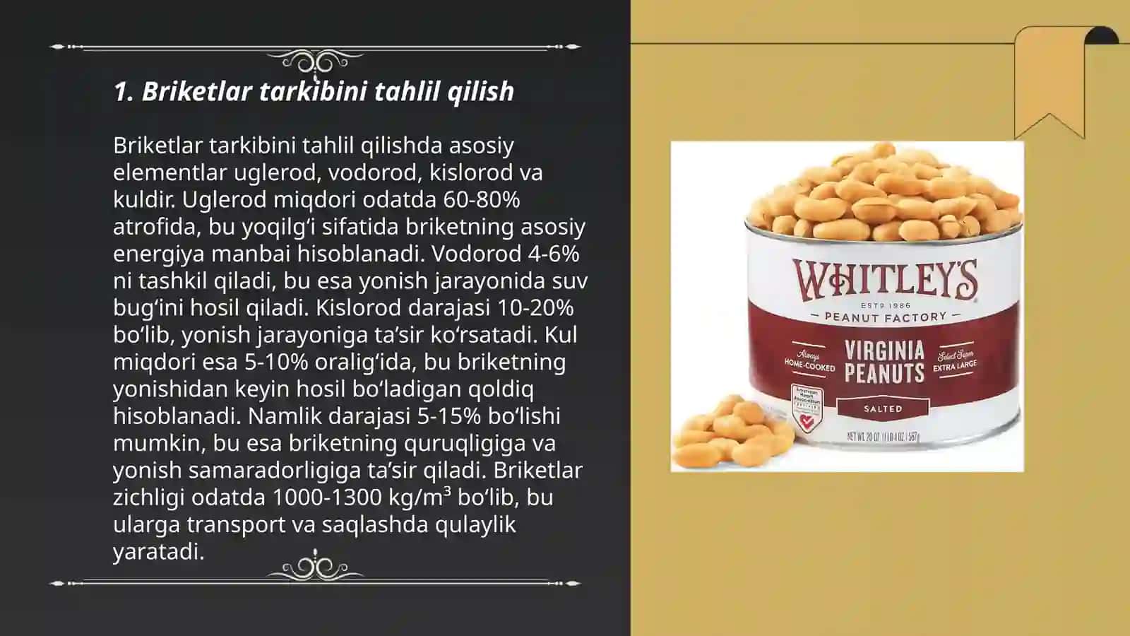 Briketlarni chinligini va sifatini tekshirish 3