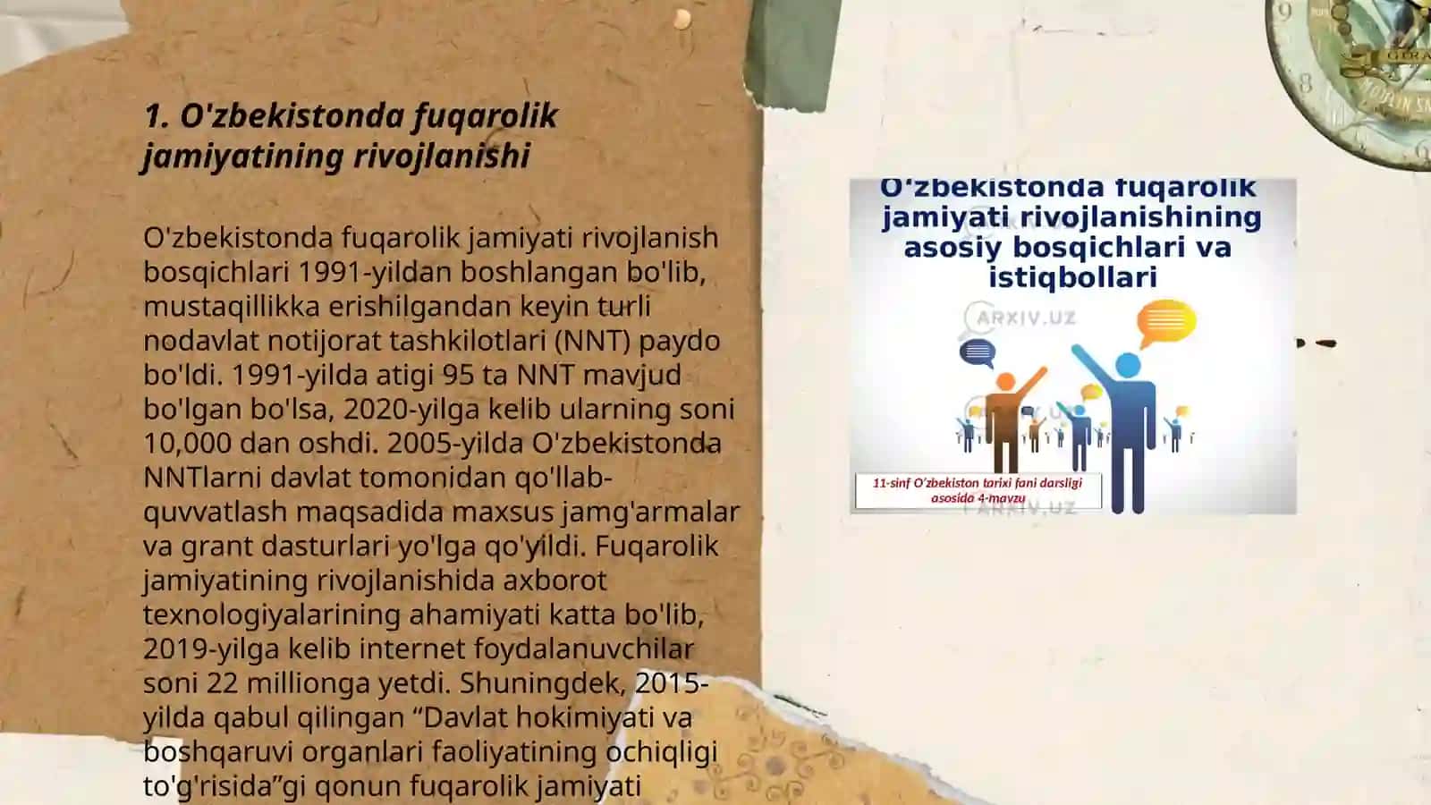Oʻzbekistonda Demokratik Fuqarolik Jamiyati Asoslarining Shakllanishi Amalga Oshirilgan Siyosiy Islohotlar 3
