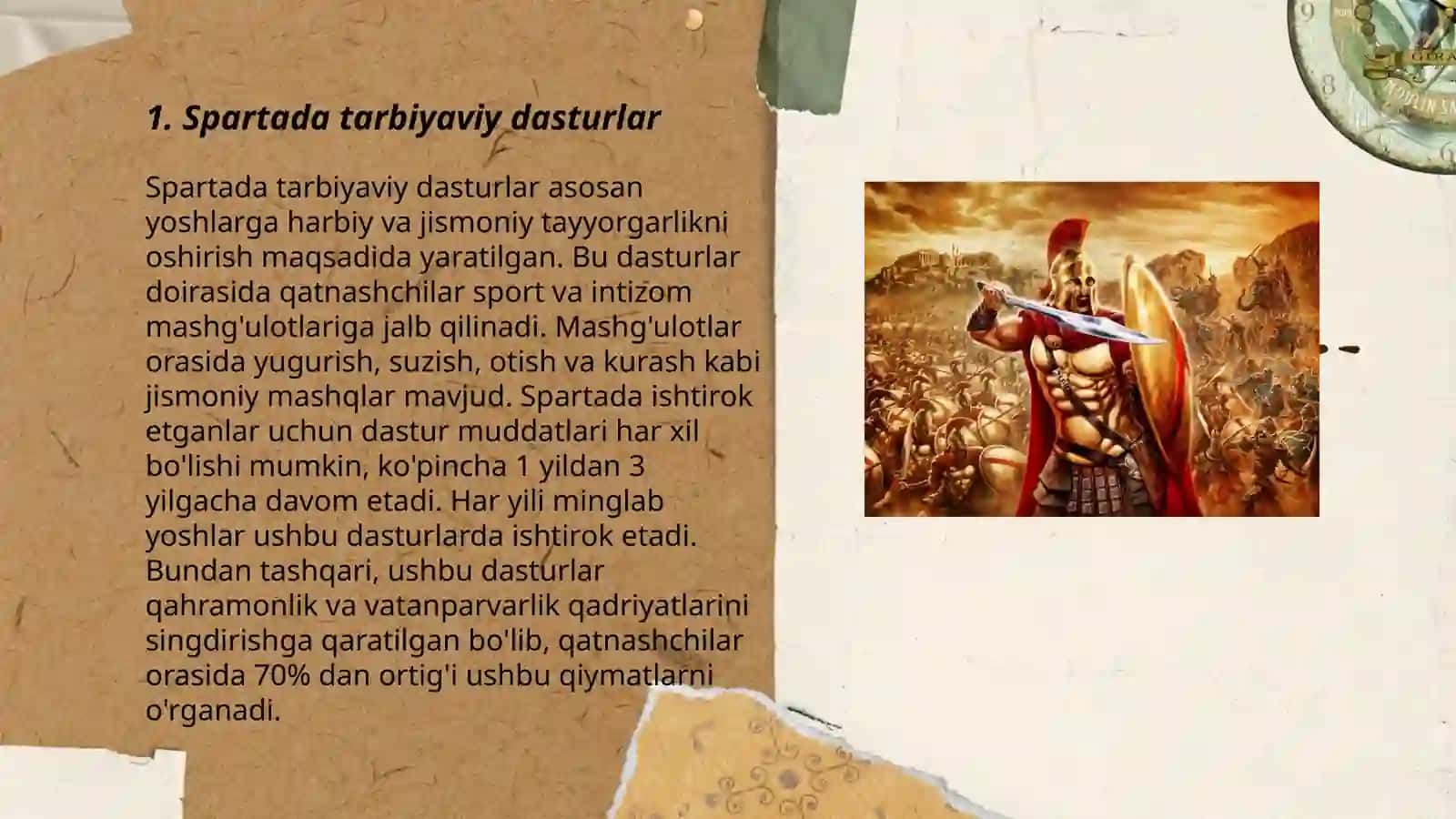 Sparta polisini o'ziga xos xususiyatlari 3