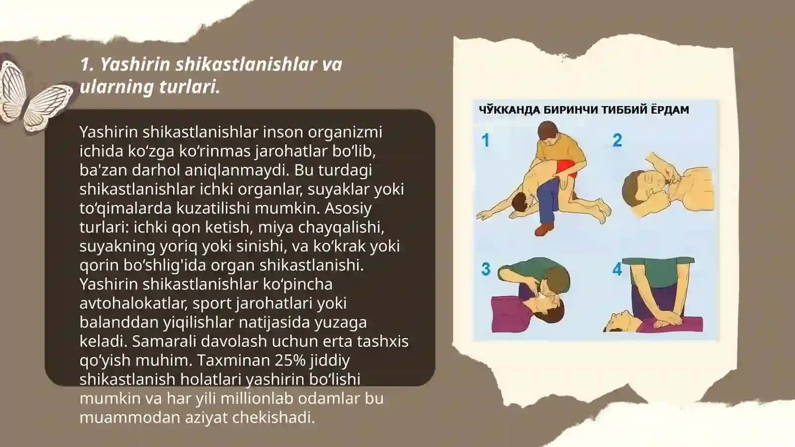 Yashirin shikastlanish óchoqlarida tibbiy taktik tavsifi 3