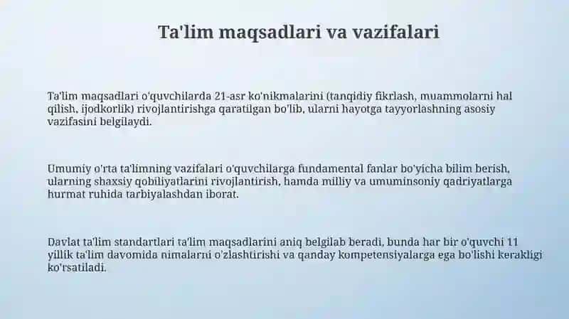 Umumiy o'rt ta'lim tizimida tarbiya jarayonini tashkil etishning o'ziga xosligi 3