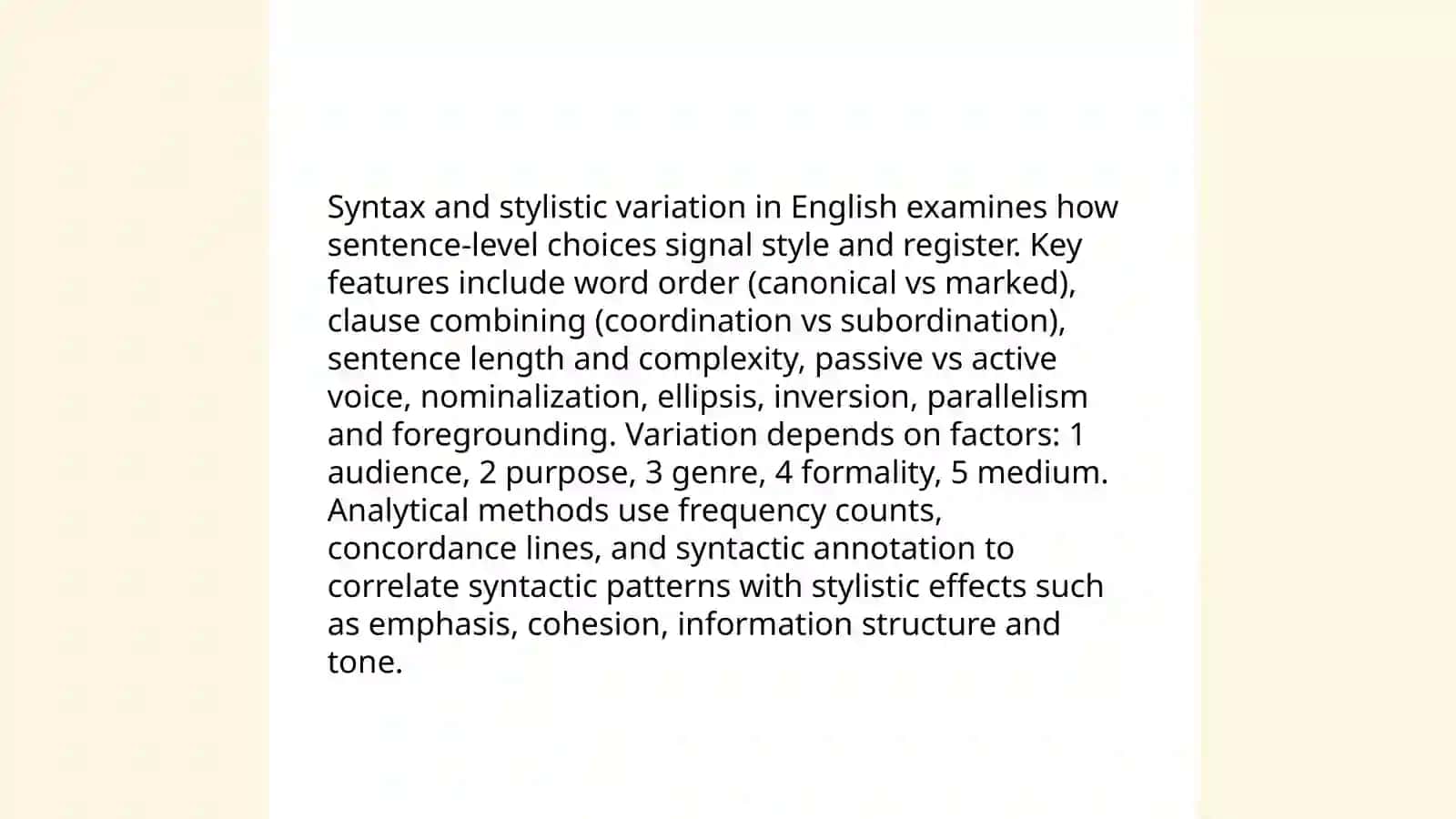 Grammatik stilistika 3