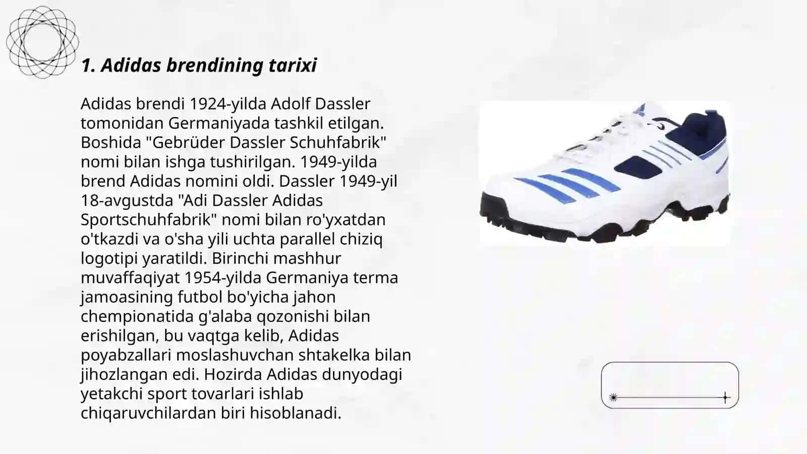 Adidas brendi haqida ma'lumot 3