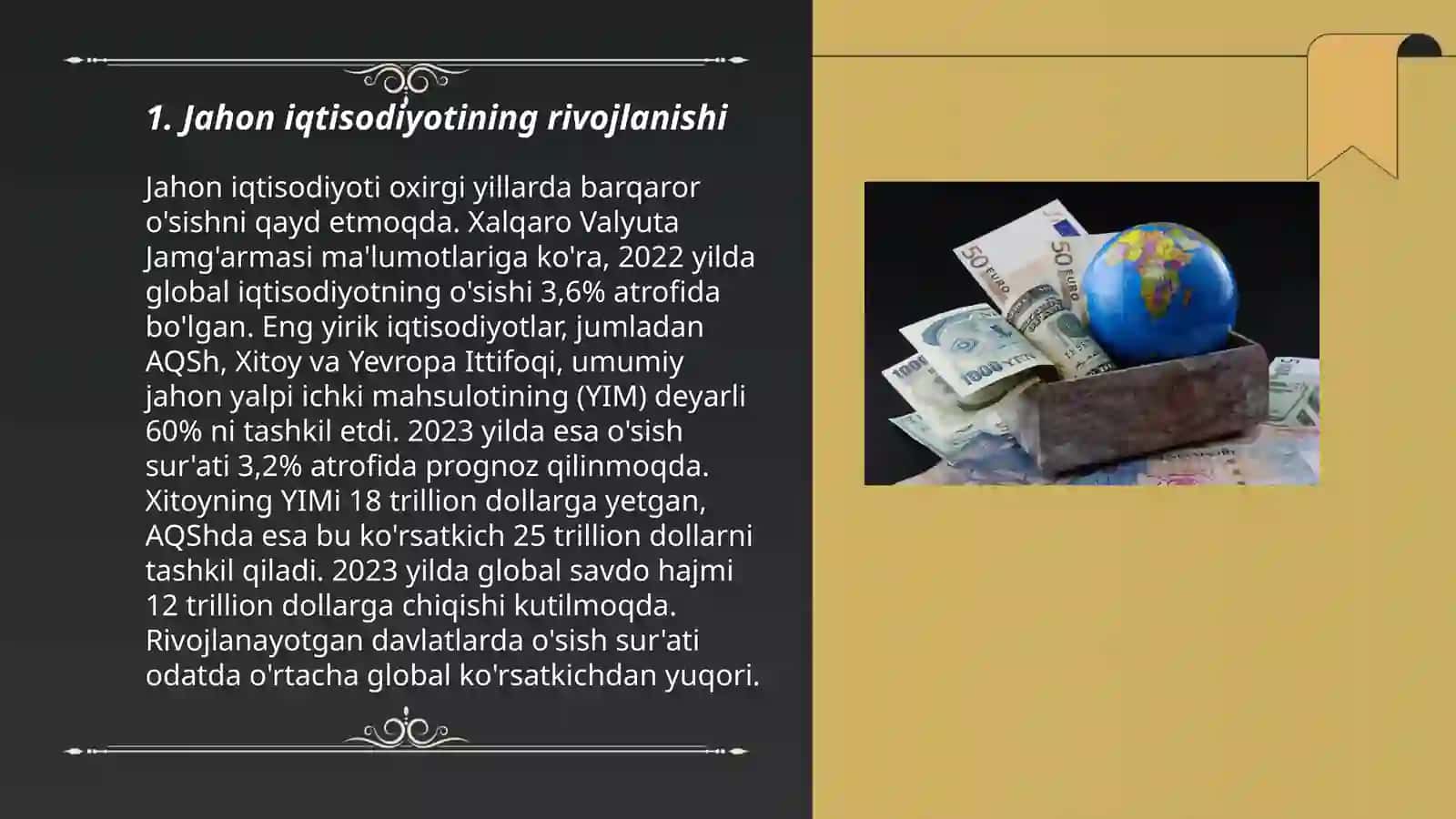 The world's economy 3