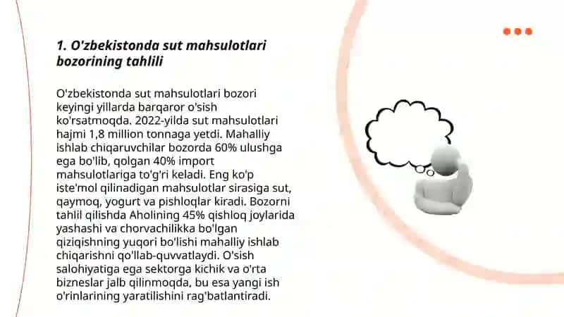 O'zbekistonda Sut Mahsulotlari Bozori 3