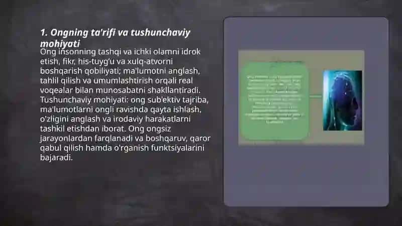 Ong haqida tushuncha va uning xossalari 3