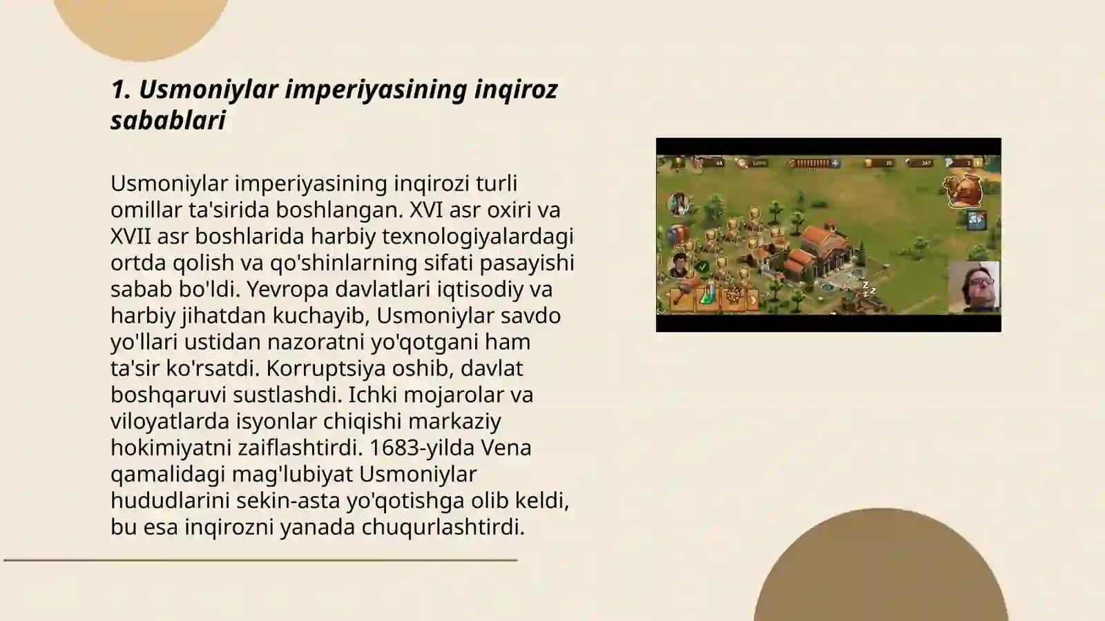 Usmoniylar imperiyasi inqiroz va islohotlar davrida 3
