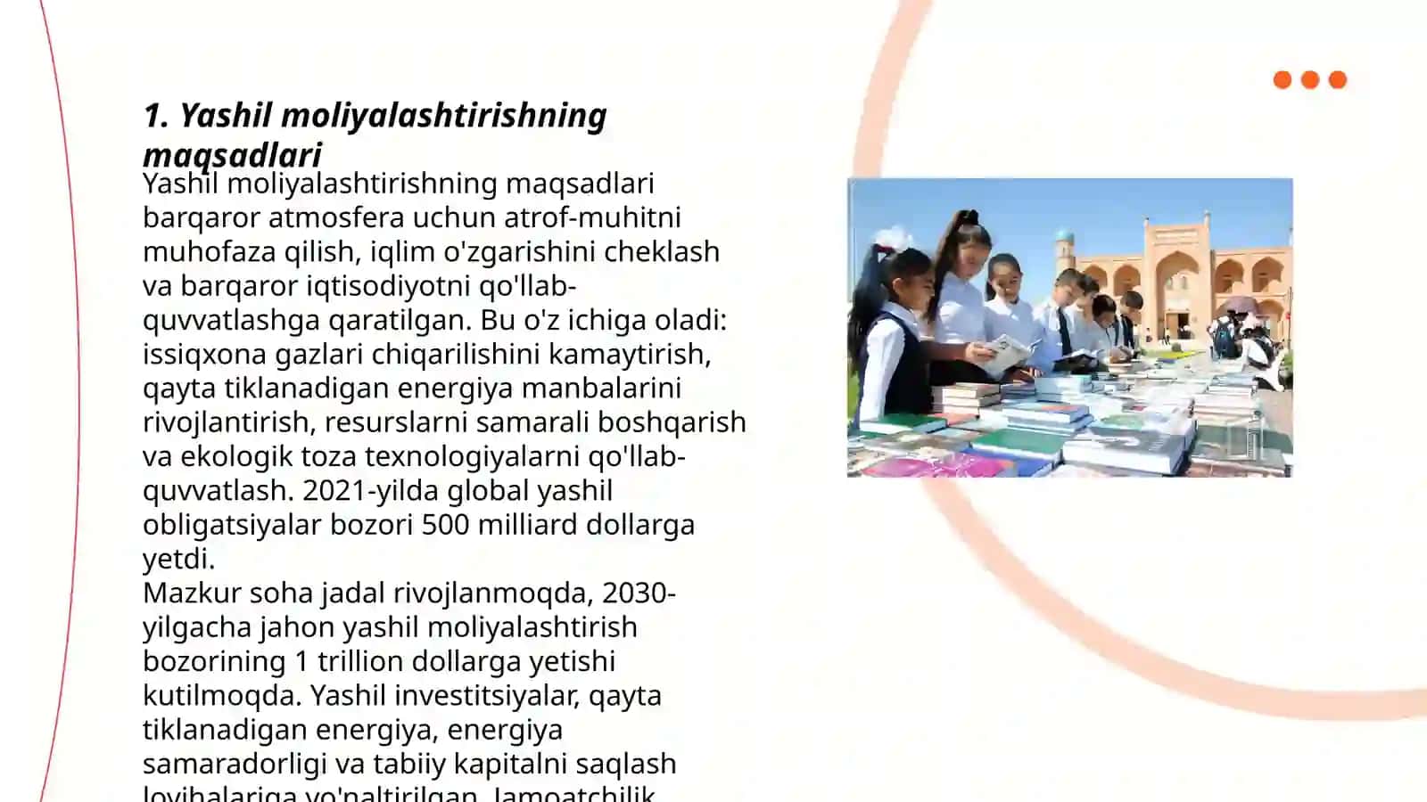 Yashil moliyalashtirish” tushunchasi 3