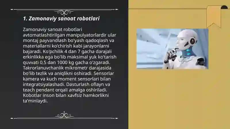 Zamonaviy sanoat robotlari 3