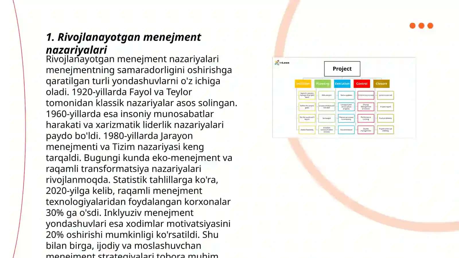 Rivojlanayotgan menejment nazariyalari 3
