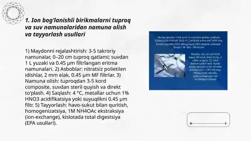 Ion bog‘lanishli birikmalarni tozalash g'oyasi 3