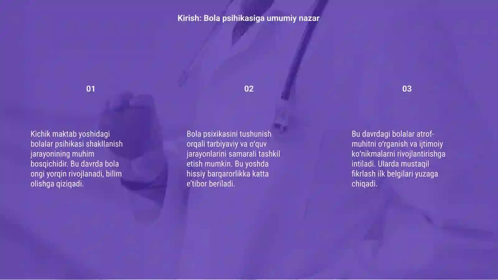 Kichik maktab yoshidagi bola psihkasi 3