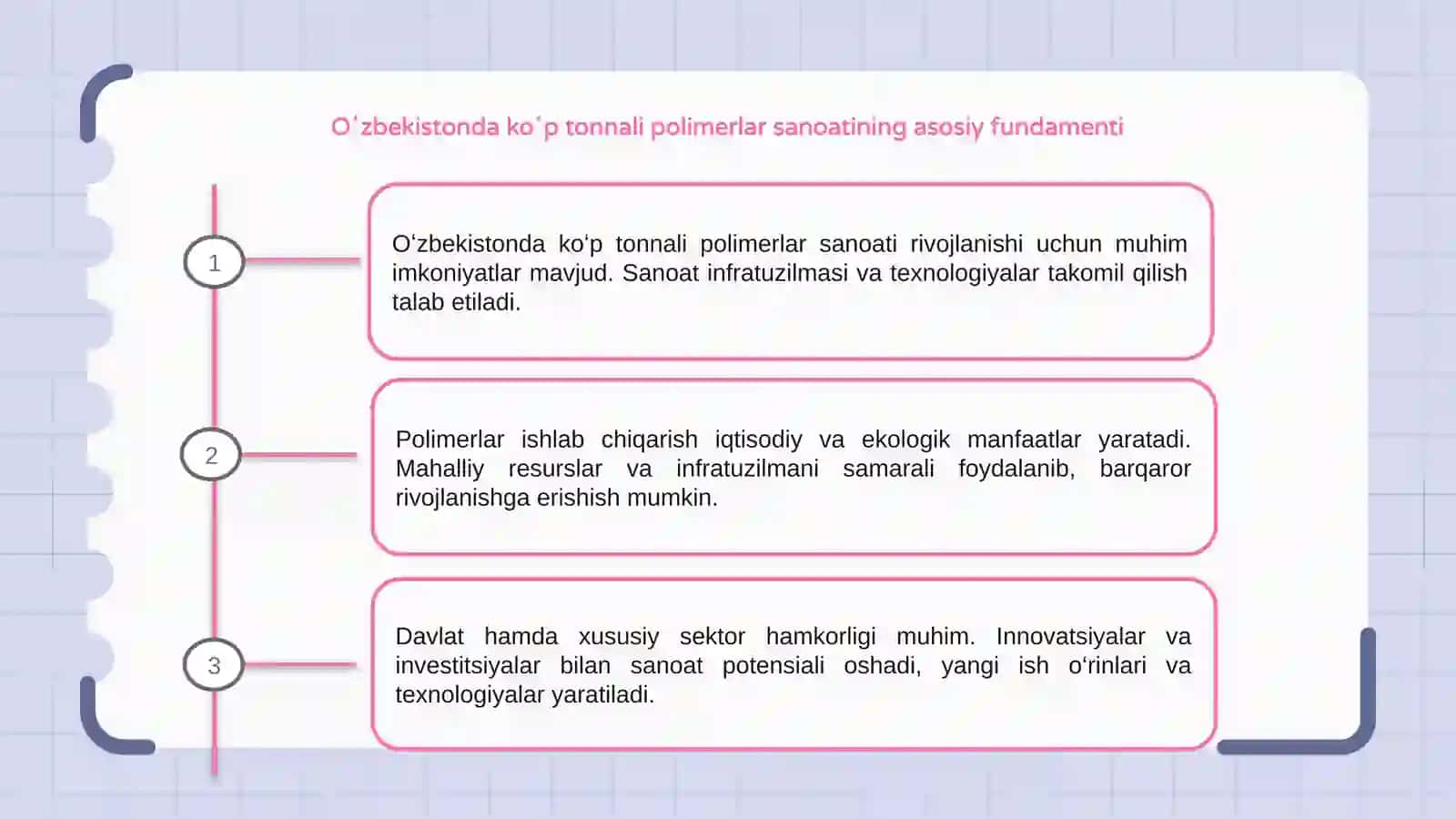 Oʻzbekistonda koʻp tonnali polimerlar sanoati 3
