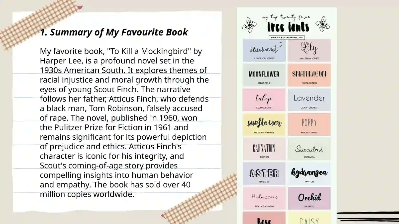 My Favourite Book 3